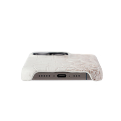 ヒマラヤ クロコダイル iPhone 15 plus Pro ProMax ケース カバー 高級 本革 本物 一枚革 14枚目の画像