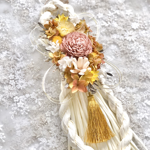 25日(月)最終発送】 しめ縄飾り お正月飾り 2way 交換用リースセット