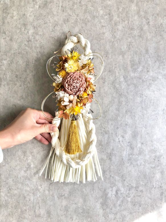 25日(月)最終発送】 しめ縄飾り お正月飾り 2way 交換用リースセット