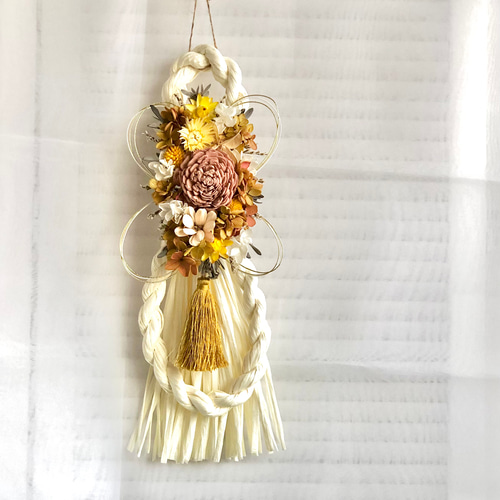 25日(月)最終発送】 しめ縄飾り お正月飾り 2way 交換用リースセット