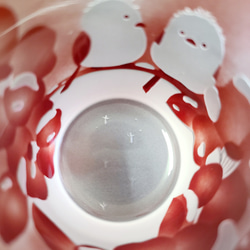 モコモコシマエナガ★銅赤ぐい呑み 7枚目の画像