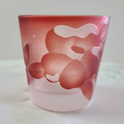 モコモコシマエナガ★銅赤ぐい呑み 5枚目の画像