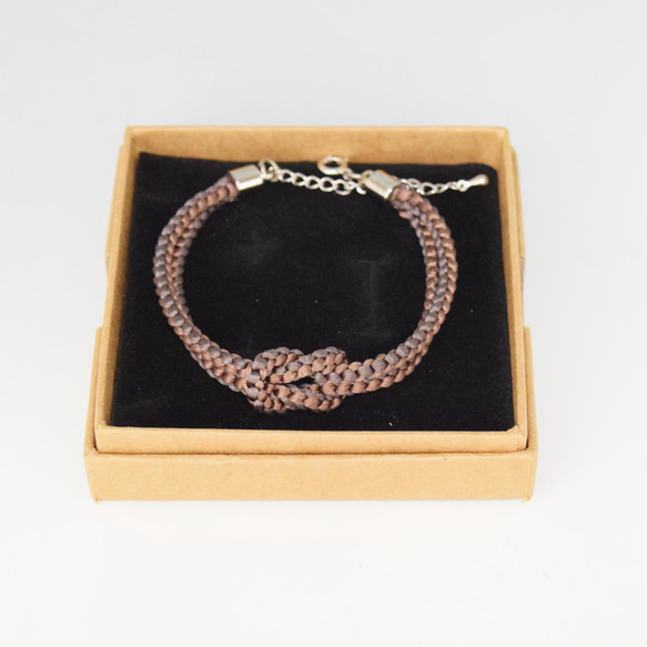 組紐 ブレスレット ギフト 藤三郎X京都あさひ屋 正絹組紐金具留め