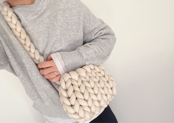 ハンドメイド BIG マンドゥちゃんショルダーバッグ （マンドゥ