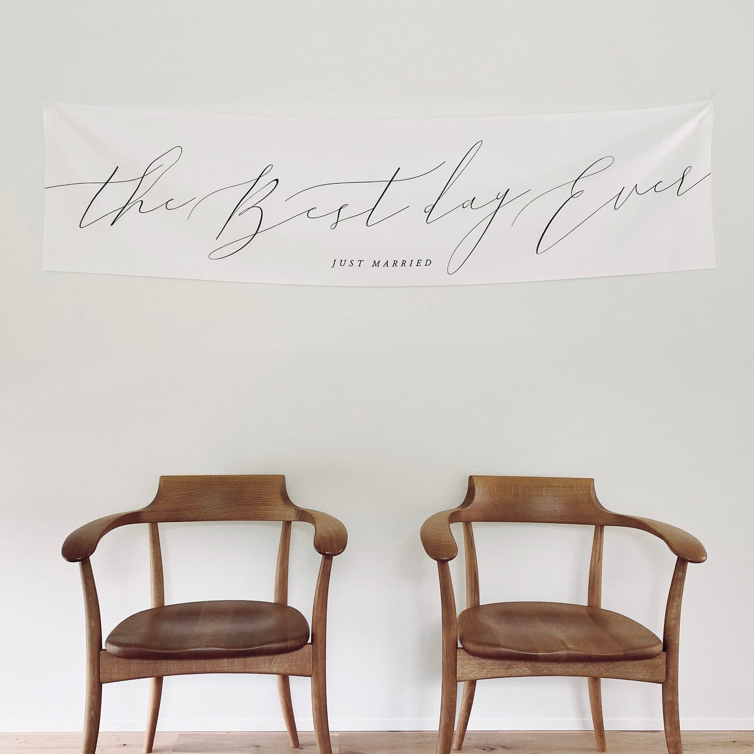 【 タペストリー 】 リボンタペストリー 45 × 180cm　お名前入れ無し ｜ 結婚式　ウェディング