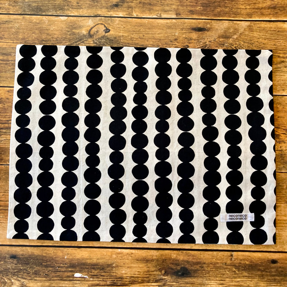 30×40ランチマット パンダ(ブルー) 5枚目の画像