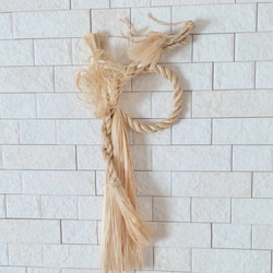 精麻しめ縄リース「龍」 971693223555a3687d4956aeb43df9