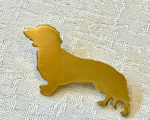 アンティーク ダックスフンド 真鍮ブローチ 【公式通販】