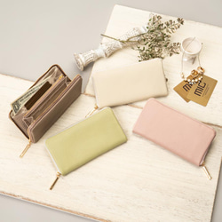 3日以内発送】1万円ジャストサイズ！柔らかシュリンクレザーのラウンド