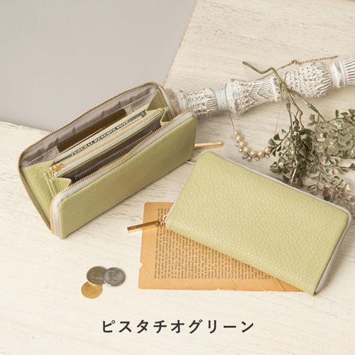 3日以内発送】1万円ジャストサイズ！柔らかシュリンクレザーのラウンド