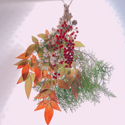 お正月飾り　南天　コニファー　ナンキンハゼ　⑤ 2枚目の画像