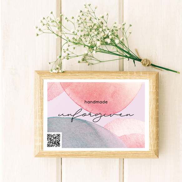 【D-5】委託販売・ハンドメイドイベントに★名入れショップサイン／ミニPOP L-5】／委託販売・ハンドメイドイベント・マルシェ等に☆名入れ