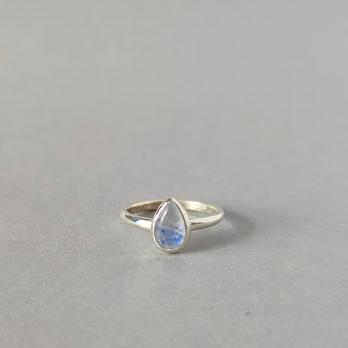 1点もの】デュモルチェライトインクォーツ/青/天然石/希少石/甲丸/雫