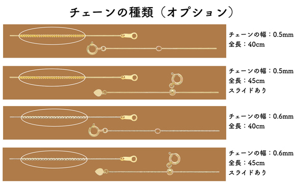 ベネチアン10金ネックレスチェーン（4面ダイヤカット）ゴールド【K10】レディース　全長40㎝~45㎝　調整スライド付き 15枚目の画像