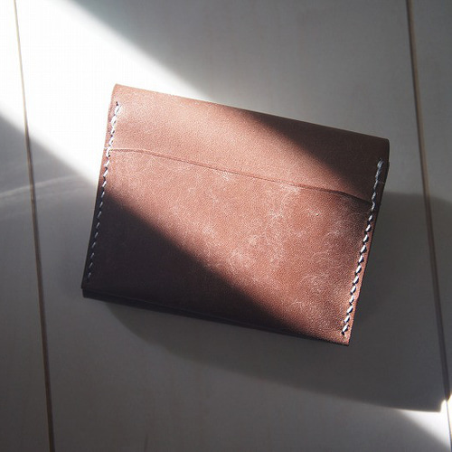 送料無料】マヤベリーのコインキャッチャーウォレット【ダークブラウン  