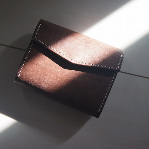 送料無料】マヤベリーのコインキャッチャーウォレット【ダークブラウン  