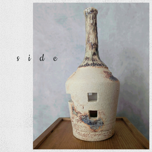 No．1】陶器のオブジェ・照明 スタンドライト・テーブルランプ