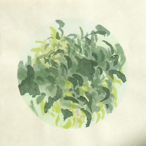 並木一木版画「Tree Scene 75」1997年300枚限定風景画緑