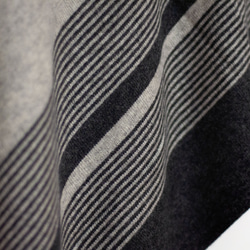 カシミア カシミア マント リング ベルベット ショール ボヘミアン ウール マント ショール - ブラック コントラスト メリ 3枚目の画像