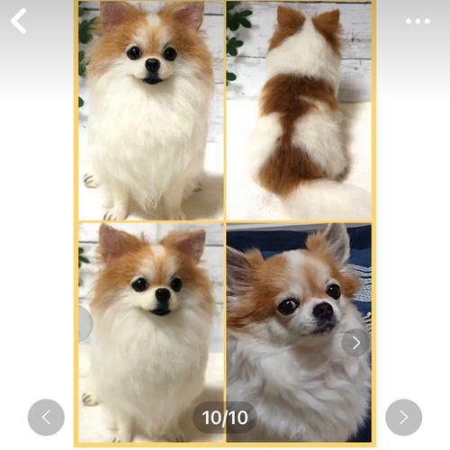 羊毛フェルト☆【オーダーメイド】☆メモリアル☆ポメラニアン