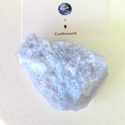 【美しい鉱物標本】ドゥルージーを内包したブルーレースアゲート／159グラム 14枚目の画像