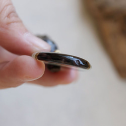 バンデッドアゲートとチベットアゲート。ホークスアイマクラメネックレスmac357天然石エスニックアジアンエキゾチック 14枚目の画像