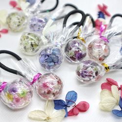 1/15まで★あめ玉ヘアゴム福袋★ランダム5個入りmarry.c's handmadeaccessory 4枚目の画像