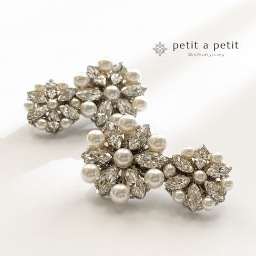 スワロフスキー®︎ ブローチ Allium double ギフトボックス付