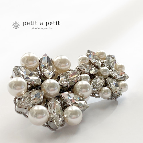 スワロフスキー®︎ ブローチ Allium double ギフトボックス付