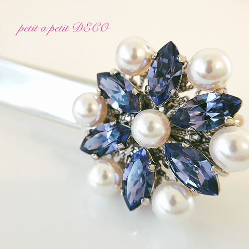 スワロフスキー®︎ ブローチ Allium double ギフトボックス付 ブローチ