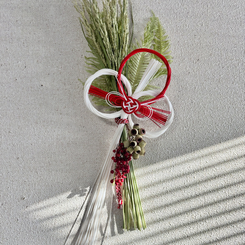 お正月飾り】見通し眼鏡(水引・プリザーブドフラワー・ドライフラワー