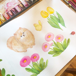 チューリップ デコシート（マスキングシール） 3枚目の画像