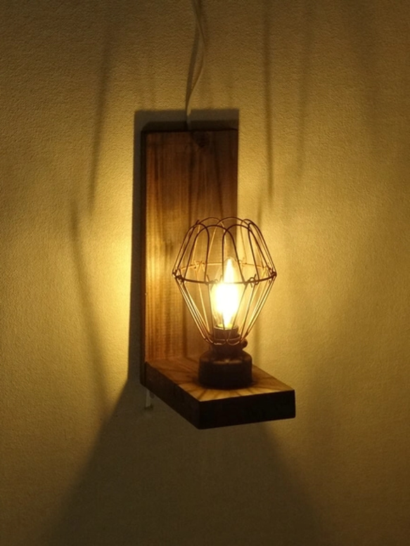 インダストリアルウオールライト　LED電球付き 5枚目の画像