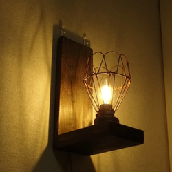 インダストリアルウオールライト　LED電球付き 4枚目の画像