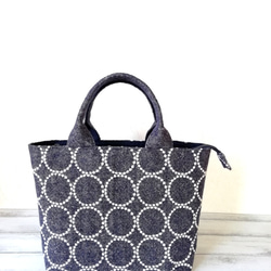 ミナペルホネン green SALE☆ミナペルホネンchoucho刺繍リネンのトートバッグ/light ショルダートートバッグ 3way ハンドメイドchoucho トートバッグ