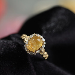 天然本翡翠指輪と主石の天然本翡翠18金指輪2本セット 天然本翡翠指輪と主石の天然本翡翠18金指輪2本セット 翡翠」K18 天然