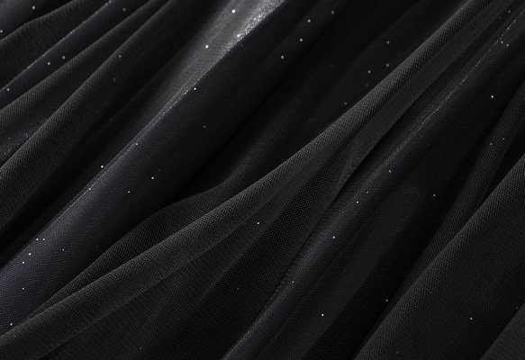 星空 グラデーション チュール プリーツ スカート - Proxima(全4色) 13枚目の画像