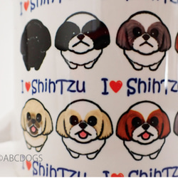 『I❤DOGS』マグカップ　シーズー 4枚目の画像