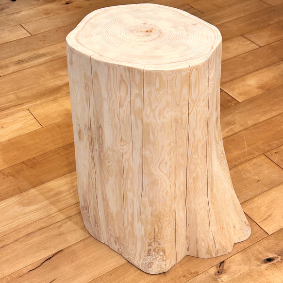 Hinoki  Wood  Stool 【high】 No.526 1枚目の画像