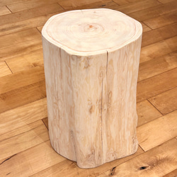 Hinoki  Wood  Stool 【high】 No.526 2枚目の画像