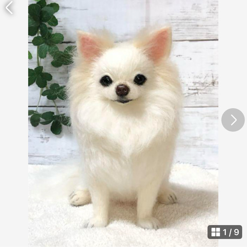 羊毛フェルト チワワ　犬　ハンドメイド　置物 羊毛フェルト チワワ 犬 ハンドメイド 置物 - メルカリ