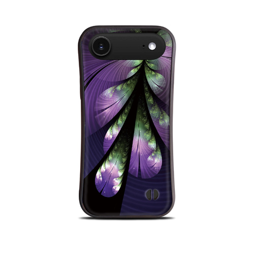 嵐 iPhoneケース 紫 レーザーグラデーションスマートフォンケース-銀【嵐ARASHI】-YITOTO