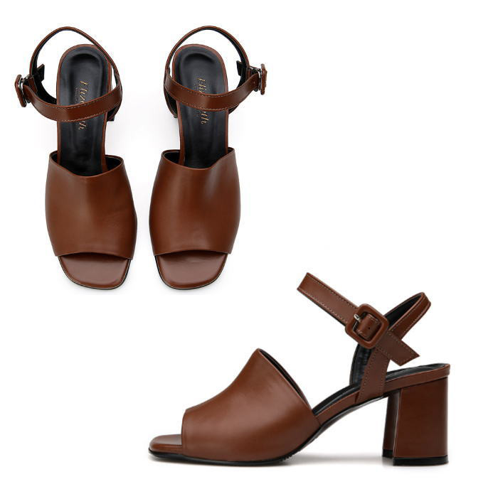 ストラップレザーサンダル (neb)  本革サンダル オーダーシューズ 小さいサイズ 大きいサイズ