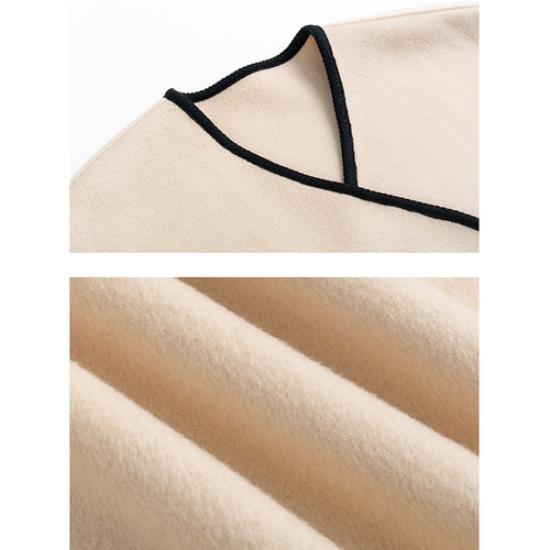 [美品]　ebure ウールジャケット　ベージュ FW25_PRE | ebure(エブール)