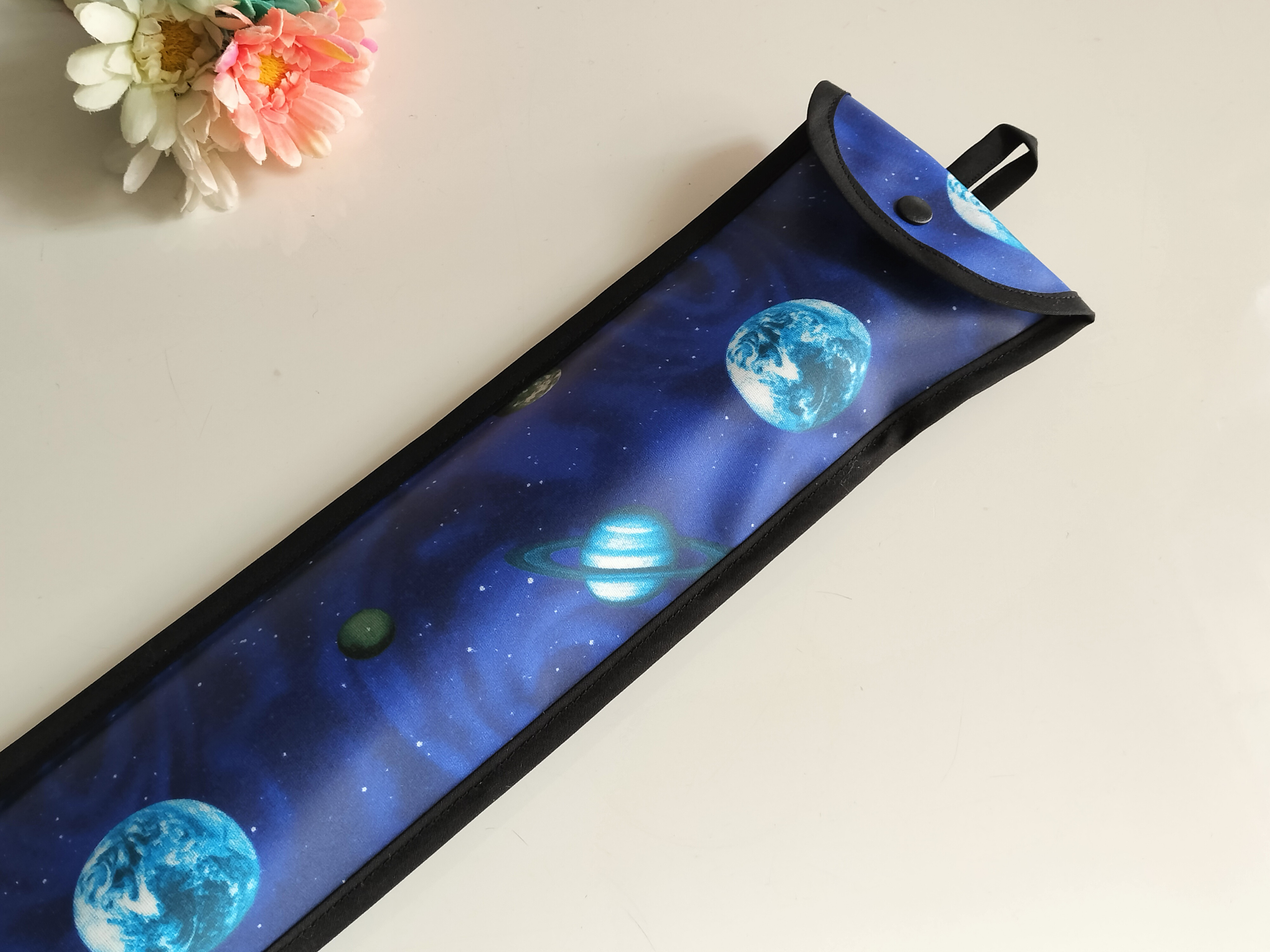アルトリコーダーケース♪宇宙 ダークブルー 男の子用 その他