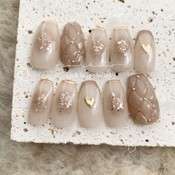 ﾈｲﾙﾁｯﾌﾟ ミラー/ニュアンス/ハートネイル トレンド/チークネイル 淡色