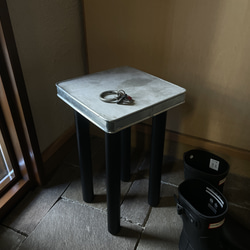 スツール　サイドテーブル　腰掛け椅子【セメント/モルタル/コンクリート】 3枚目の画像