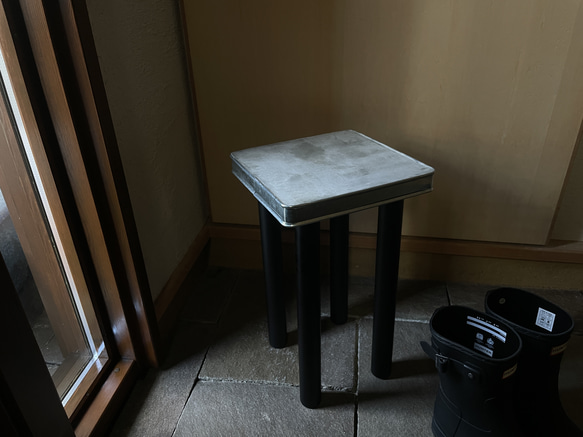 スツール　サイドテーブル　腰掛け椅子【セメント/モルタル/コンクリート】 5枚目の画像