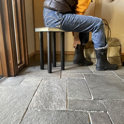 スツール　サイドテーブル　腰掛け椅子【セメント/モルタル/コンクリート】 4枚目の画像