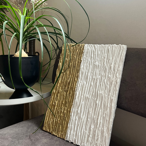 受注制作》原画 抽象画 テクスチャーアート two-tone パネル